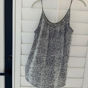 LOFT Black and White Camisole